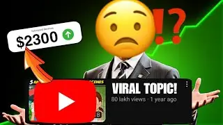 How I Get 8 Million Views On This Viral Topic!(No One Talks About It🤫)