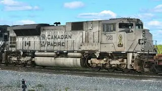 Chasing CP 7021 north up the CPKC Mactier Sub (AUG 27, 2025)