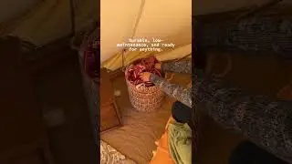 Living off-grid in a CanvasCamp Bell Tent