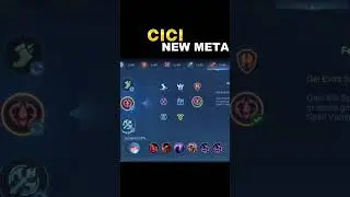 CICI NEW HERO BEST META BUILD AND EMBLEM SETUP  2024 #shorts #mlbb #CICI #m5 #chouexp