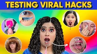 Testing Out Most *Viral* Beauty &Makeup Hacks😱Went Wrong🥵 Can't Believe it's Working @BENATURALRekha