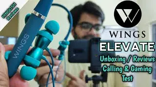 Wings Elevate Neckband UNBOXING | Calling & Gaming Test ⚡⚡ Best Wireless Earphones Under 1500 🤷&zwj;♂️