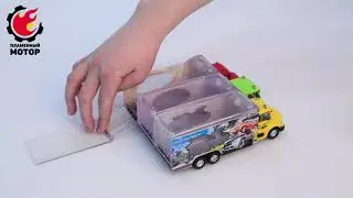 Автовоз мет., с запуском мини машины
