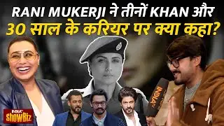 What did Rani Mukerji say about Mardaani 3, SRK, Salman Khan and Aamir Khan? Exclusive Interview |