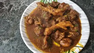 मुर्गी का पंजा पोटा और कलेजी की एकदम आसान तरीके।। Chicken 🐓 ke pota panja and kaleji ka recipe ll