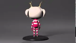 Calliope Jackalope Character (Calliope stop motion short film) Circus Posterus