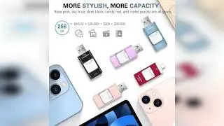 Review: Flash Drive for iPhone 256GB, 4 in 1 USB Type C Memory Stick, Photo Stick External Sto...