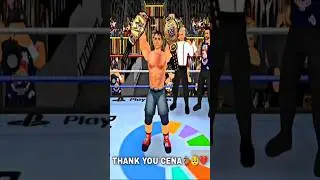 WR3D 2K25 :| THANK YOU CENA 🐐🥺💔 | JOHN CENA FINAL MOMENT AT #snme  |