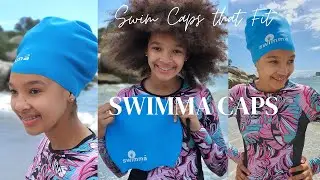 SWIMMA CAPS - Beach Day - Protecting your afro when Swimming - 100% Silicone Swim Caps