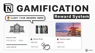 How to set up your Gamification Notion Template with Reward System & Marketplace