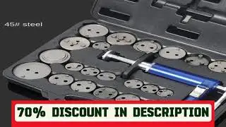 #24-piece Set of Pneumatic Brake Cylinder Return Tool To Adjust Piston Top Return Device Brake Pad