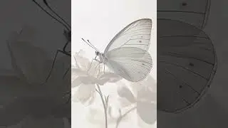 🌿✨ AI Aesthetic Butterfly & Floral Video | Soft Elegance Cinematic Visual 🤍
