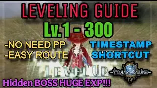 (Toram Online) - Leveling Guide Lv.1-300 (2025)