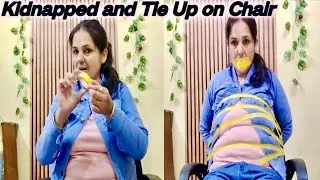Tie Up on Chair with Electrical Tape || Social Awareness Act