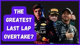 The Greatest LAST LAP Overtake in Formula 1?! 👀| #f1 #maxverstappen #lewishamilton #fernandoalonso