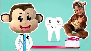 Brushing Fun For Little Ones: Happy Teeth Adventures With Lucas & Monkey - Dental Habits For Kids