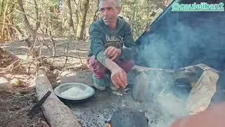 🔥 Cooking and Eating in the Hills of Patan | Village Life Adventure with Stinging Nettle & Bread