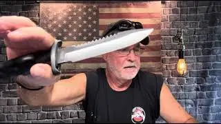 Vintage Explorer Wilderness Survival Knife Japan Polishing the blade and sheath Before and After