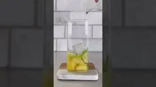 pineapple mint lime sparkling mocktail 🍍