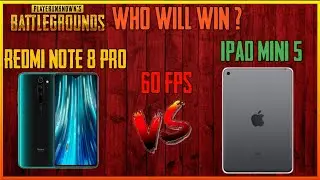 REDMI NOTE 8 PRO VS I PAD MINI 5 | 60 FPS VS 60 FPS | PUBG MOBILE FRIENDLY TDM CHALLENGE
