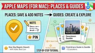 Stop Using Apple Maps Wrong! | Create Custom Guides & Saved Places (Mac Tutorial)