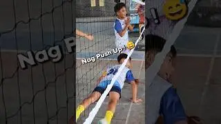 Push Up ! 😅 Winning Point ! #sepaktakraw #recommended