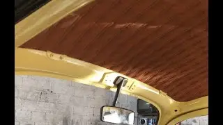 FORRAÇÃO DO TETO DO FUSCA CUSTOMIZADO