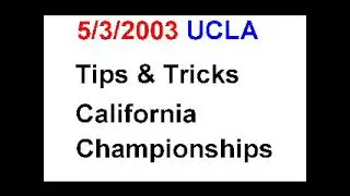 UCLA Tips and Tricks 05/2003 MvC2: RowTron vs Kuan