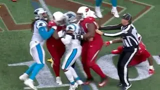 Cardinals Will Hernandez EJECTED For Pushing Referee | Panthers vs Cardinals