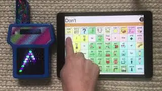 Playing in AAC! Light Up Toy with TouchChat with WordPower