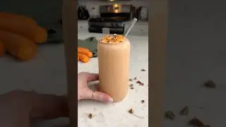 Carrot cake protein smoothie