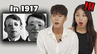Korean React to 100 Years of Plastic Surgery!!!