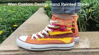 Converse All Star Custom Design Hand Painted Shoes Casual Canvas Sneakers