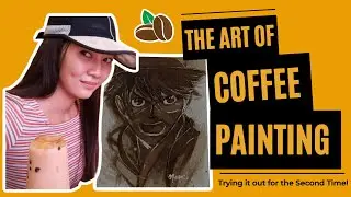 Coffee Painting: Turning Coffee Powder into an Art 2024 #art #coffee #painting #viral #viralvideo