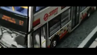 Alexander Dennis Enviro500 1/120 scale model close-up look