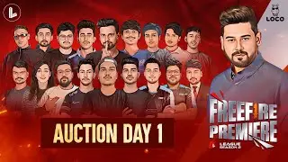 Freefire Premiere League Auction | Season 2 | Launch Day @GAMINGWITHPAHADI @FOZYAJAY @ROCKYRDX