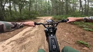 RAW Video Of Me Flying From Electric Dirt Bike!