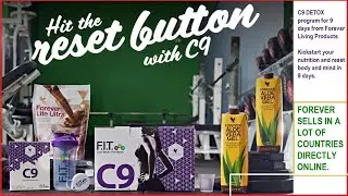 DETOX in 9 days with explanation and recipes: C9 program Forever Living Products (ENG)