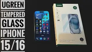 UGREEN Tempered Glass untuk iPhone 15 & iPhone 16