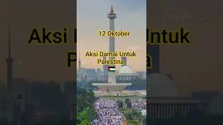 12 Oktober Oktober di Monas - Aksi damai dan doa untuk Palestina