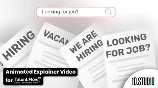AI-Driven Recruitment Platform Animated Explainer Video Sample | 10 Studio