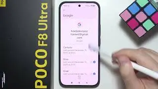 Poco F8 Ultra: Как синхронизировать учетную запись Google вручную