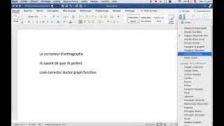 Utilisation du dictaphone et du traducteur sous Word.