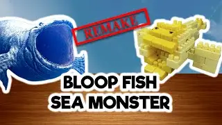 Cara Membuat Bloop Fish Sea Monster Dari Balok Susun | Remake