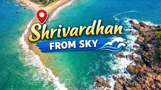 Shrivardhan Beach Drone View | Konkan’s Hidden Paradise 🌊