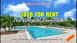 Sarasota LakewoodRanch UTC Area - 3 bedroom condo  for rent - Supper convenient location! #rental