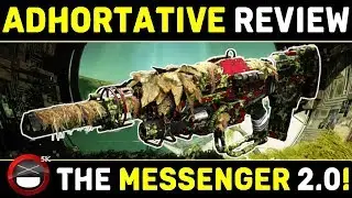 Destiny 2 Shadowkeep - Adhortative Legendary Pulse Rifle Review! (The Messenger 2.0)