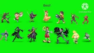 My Best to Worst Super Smash Bros Ultimate Characters List V5