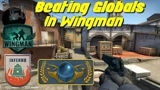Beating a Global Elite In Wingman! (CSGO Gameplay)