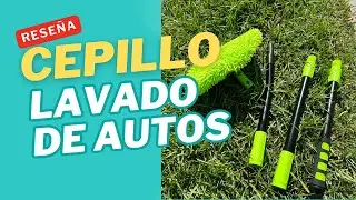 CEPILLO GIRATORIO para LAVAR AUTOS | ¡Adiós al dolor de espalda! | Demostración completa 🧽